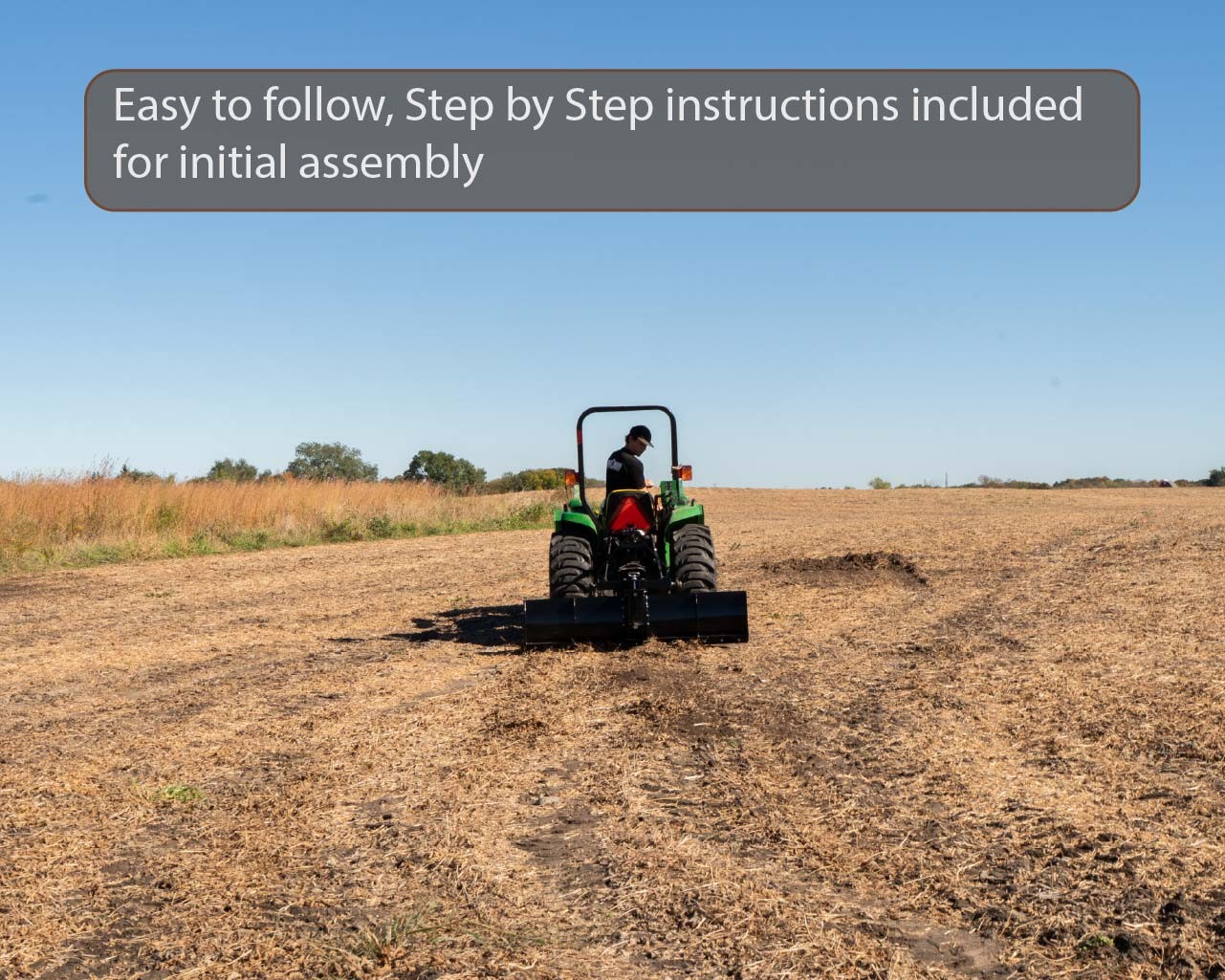 IMPACT IMPLEMENTS® Rear Grading Blade for Category 1 Tractors