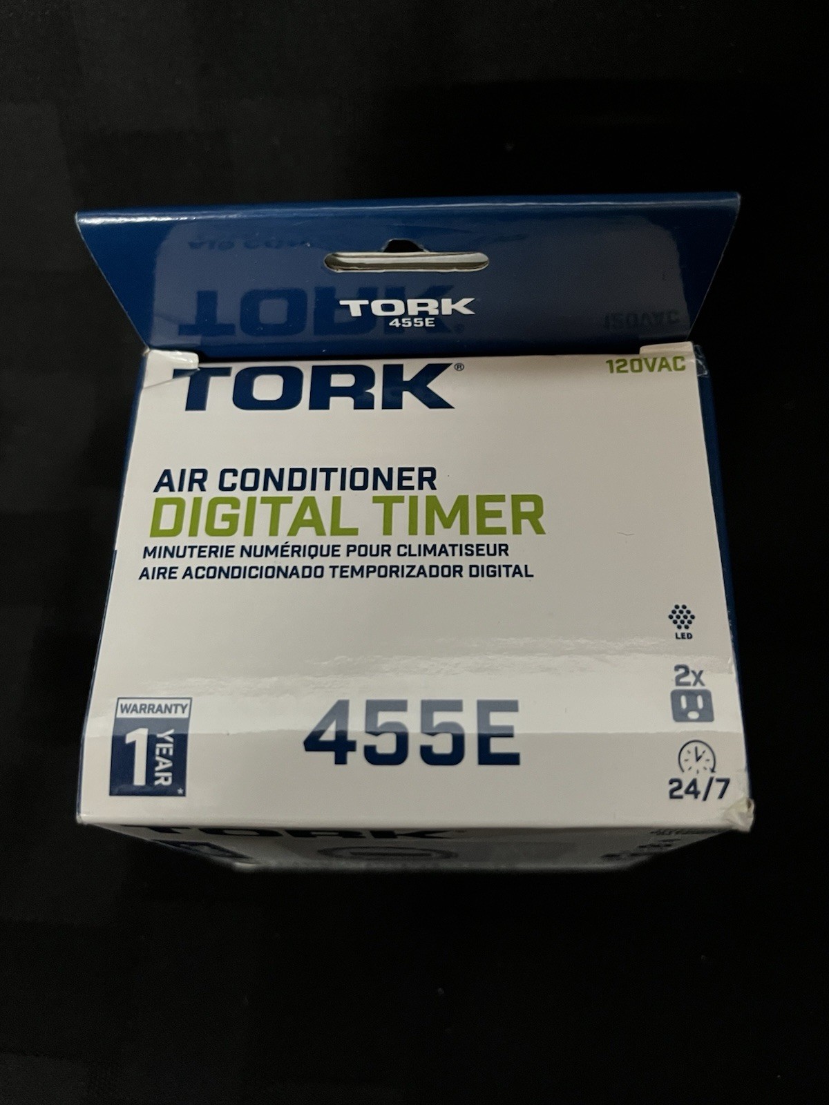 Tork 455E Air Conditioner Digital Timer Switch Heavy Duty AC Sealed New