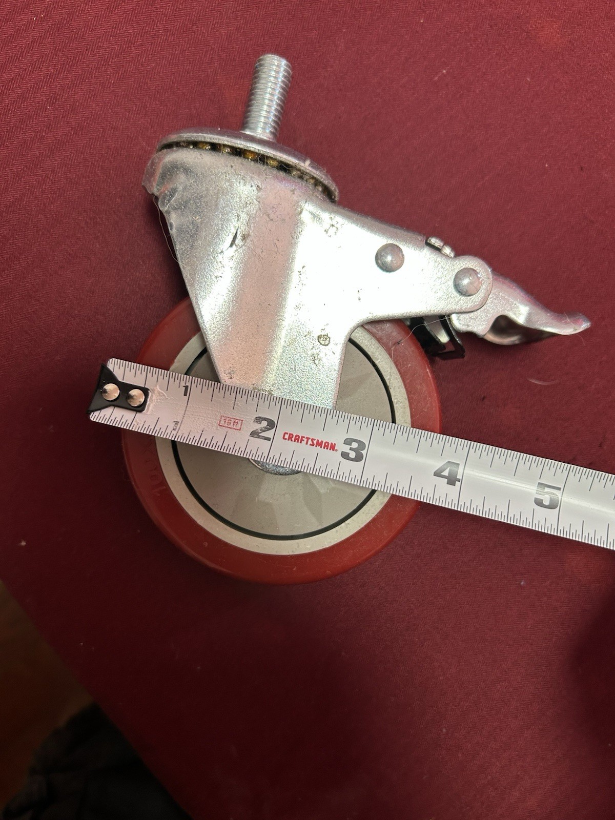 DICASAL 5 Inch Heavy Duty Stem Casters 360 Degree Swivel Durable