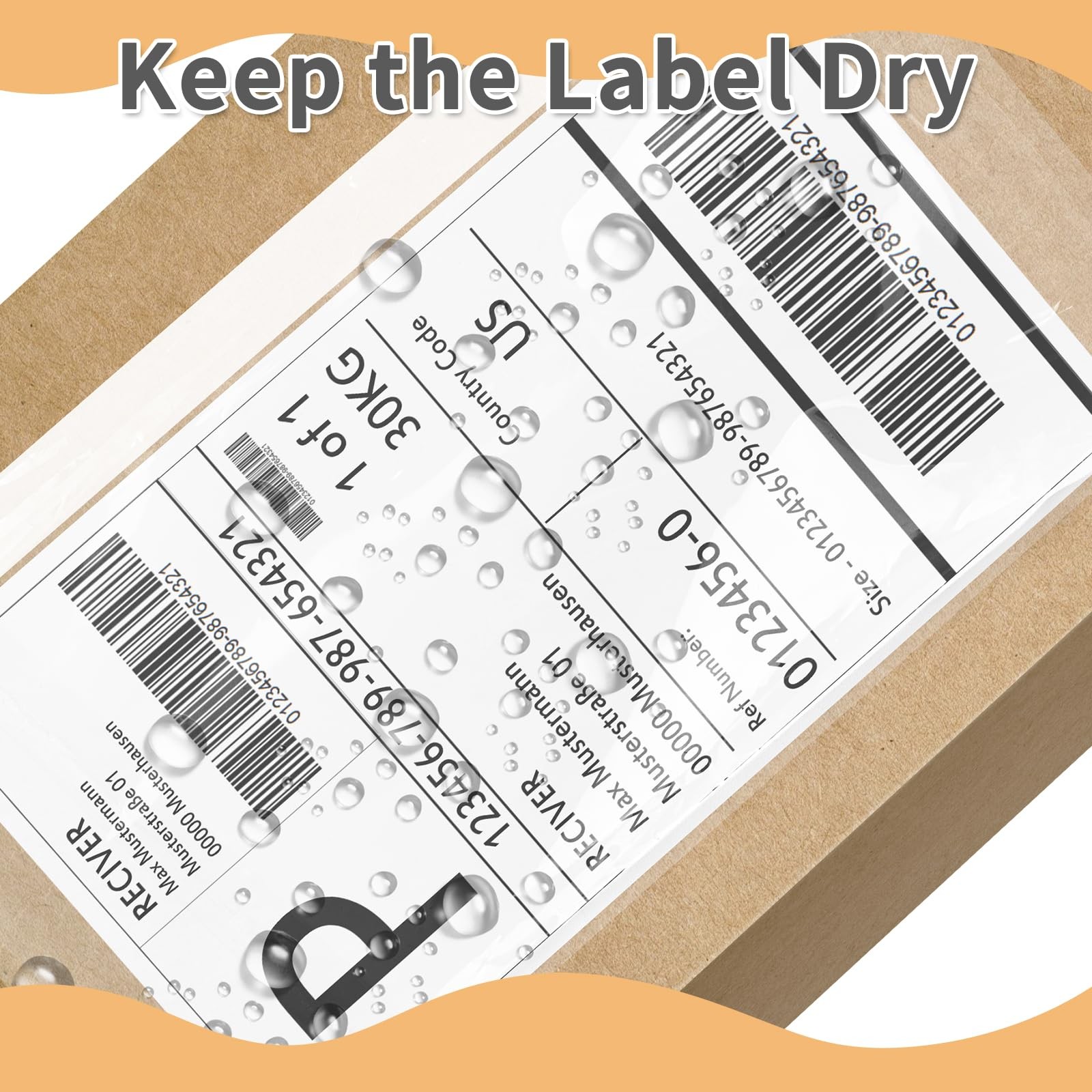 100 PCS 4.5×5.5 Inch Clear Shipping Label Sleeves Plastic Envelopes Pouches