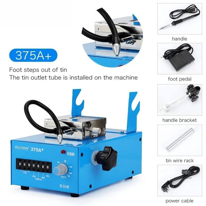 Industrial Grade Digital Solder Tin Feeding Welding Table 375C Soldering