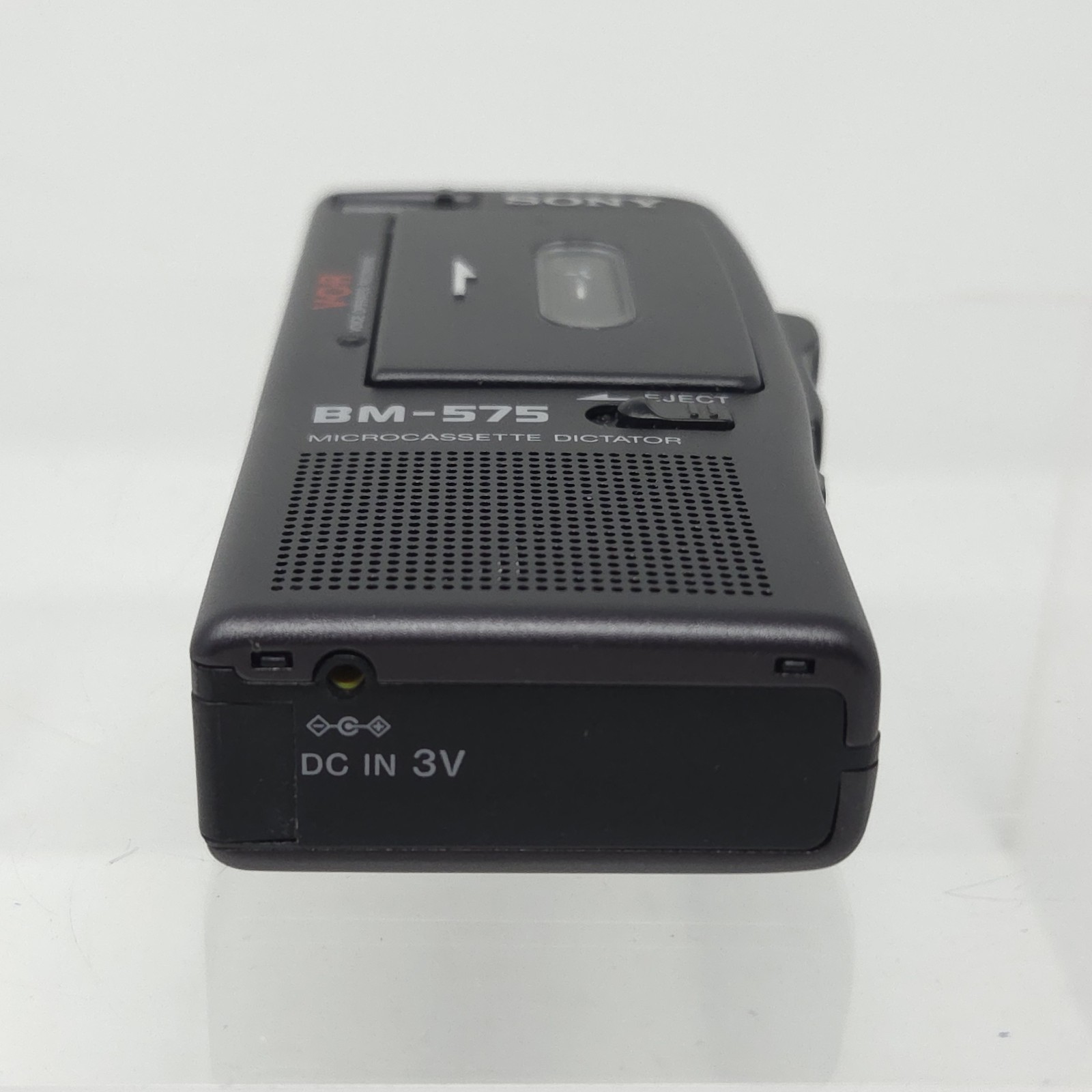 Sony BM-575 Micro Cassette Dictator Handheld Voice Recorder W/ 3 Tapes FOR PARTS