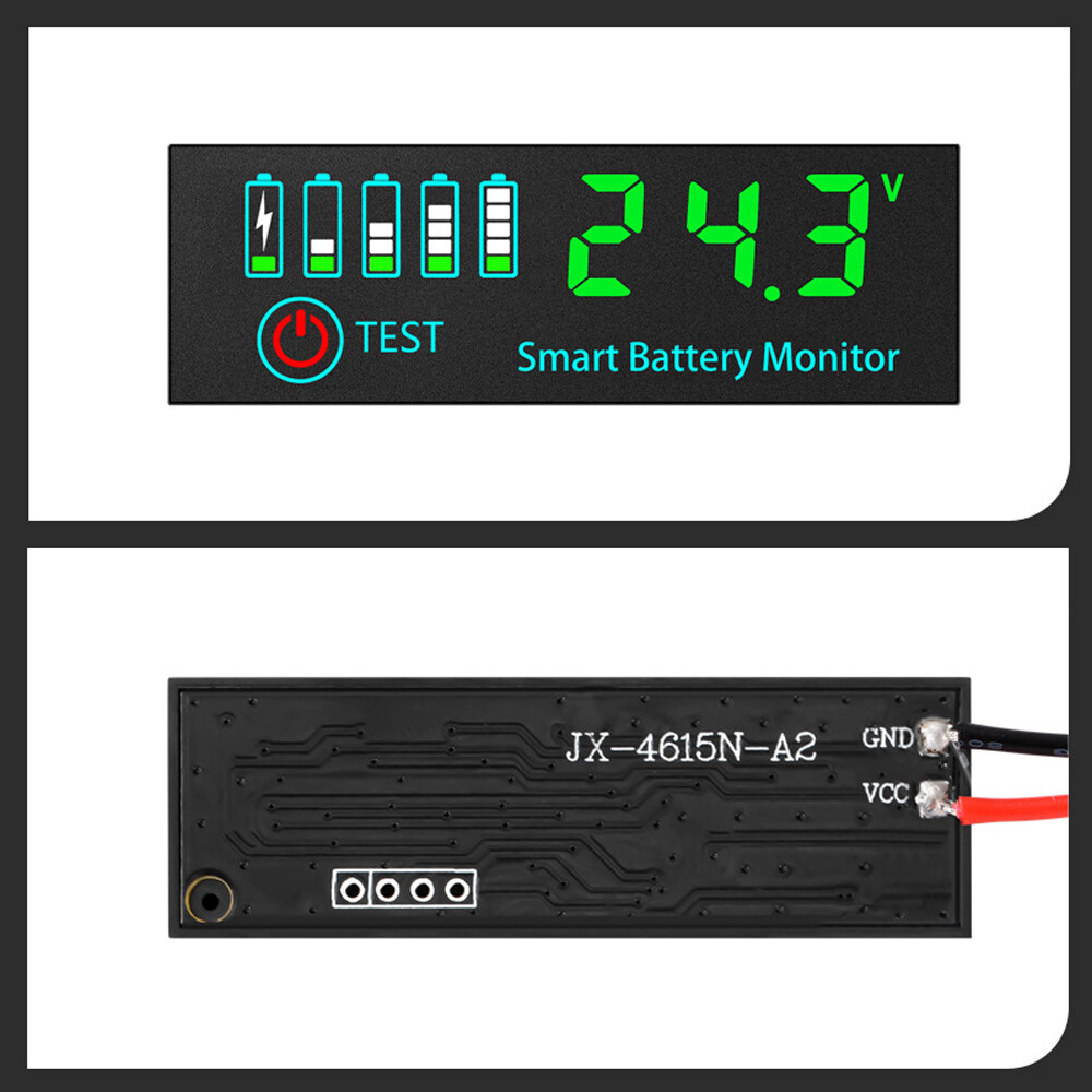 2X DC7-55V Li-ion Battery Level Indicator Tester LED Voltage Power Monitor new