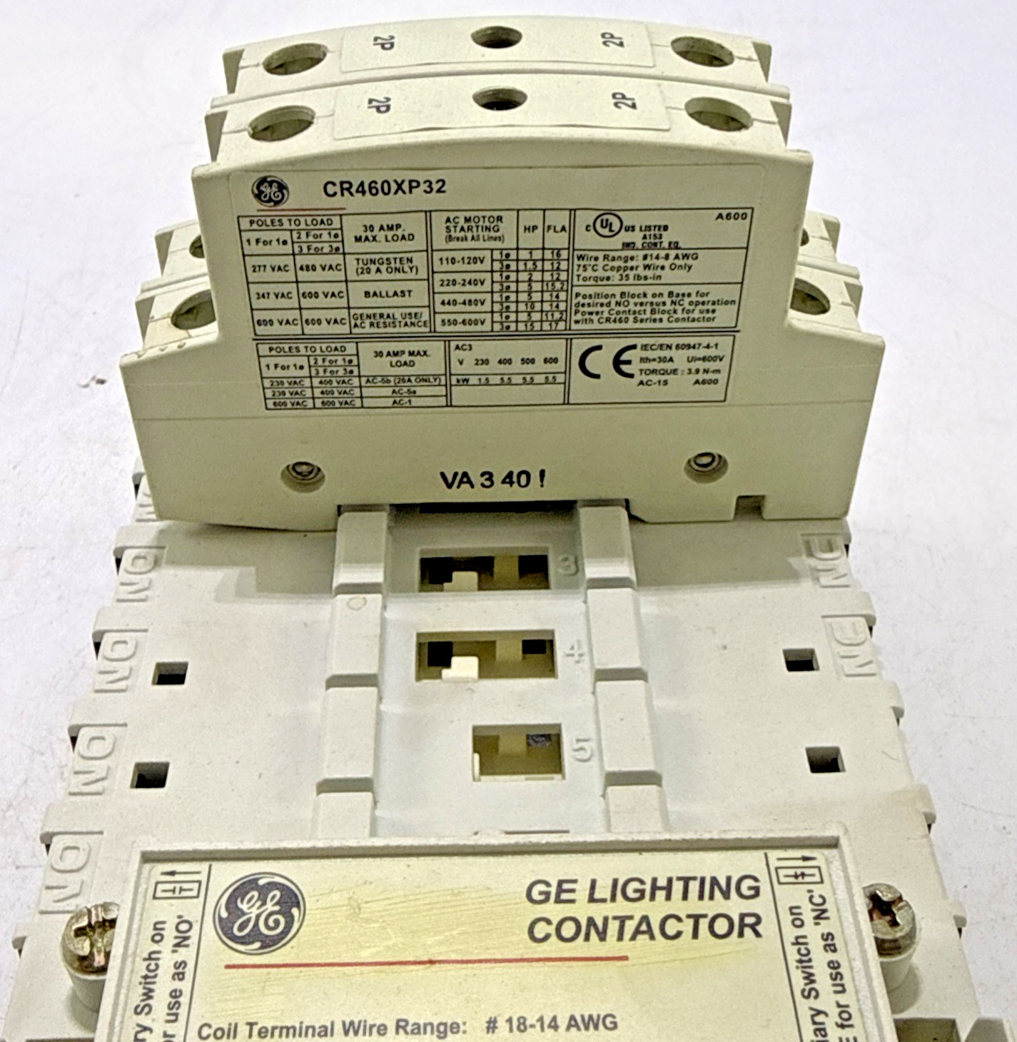 GENERAL ELECTRIC CR463L40AJA