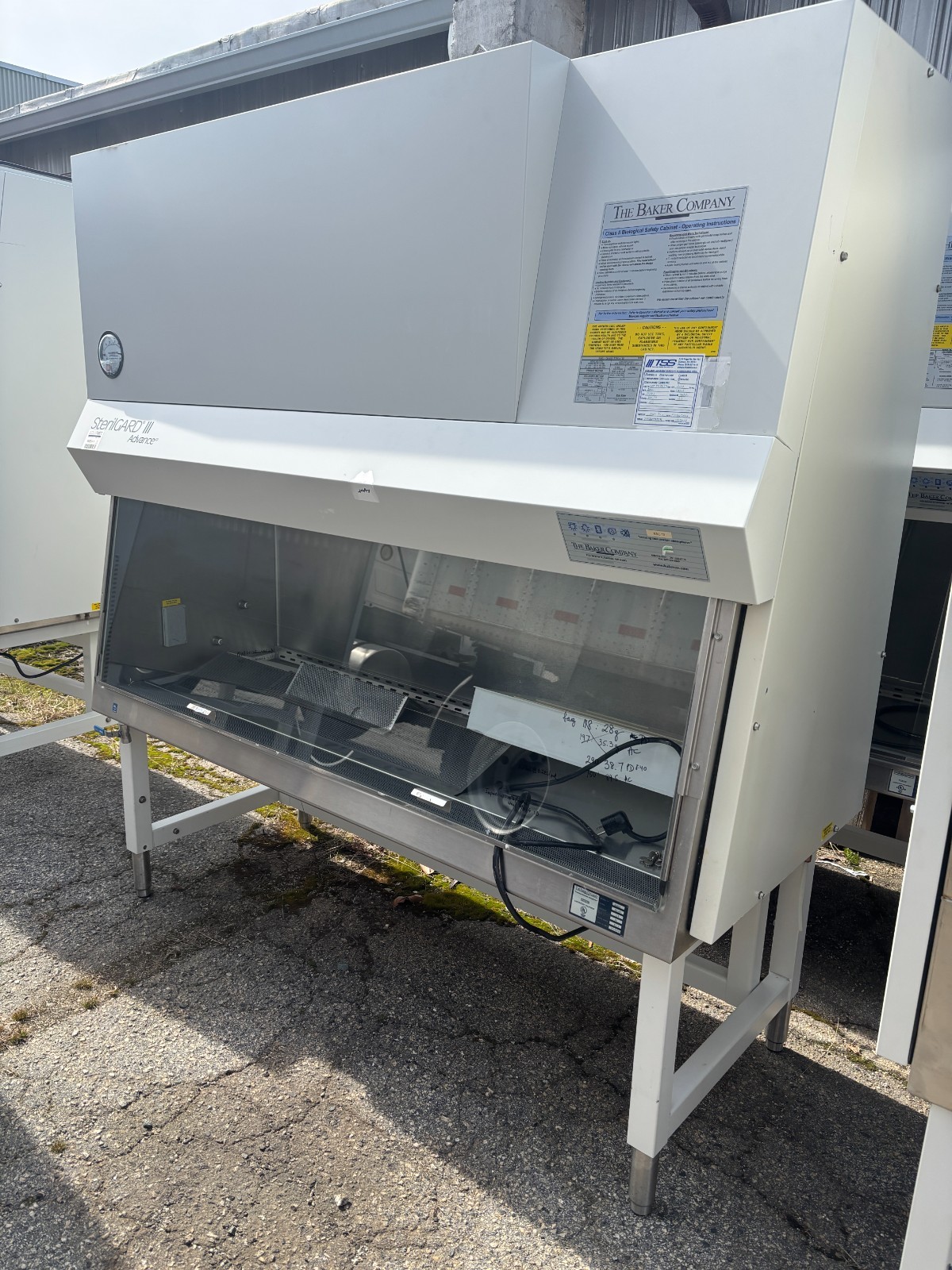 6Ft Baker SterilGard III Advance SG603 A/B3 Laboratory Biological Safety Cabinet
