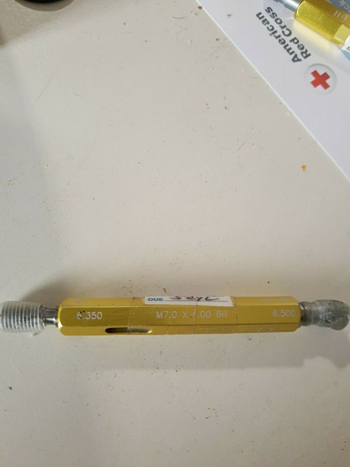 M7-0 1.00 6H Plug Gauge Go NoGo PD’s: 6.350- 6.500