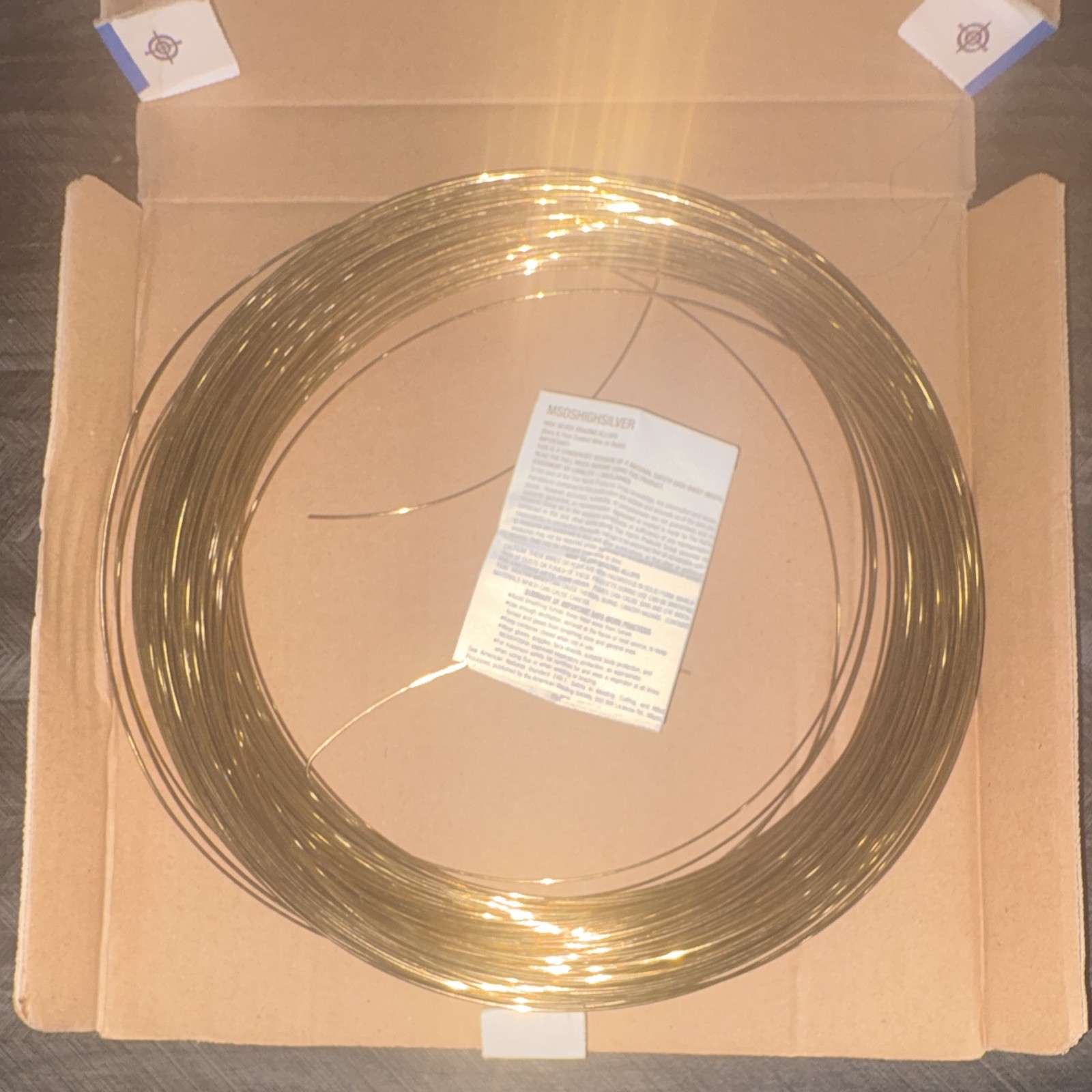 Harris Safety-Silv 50N Silver Brazing Alloy 3/64 in Cadmium Free 50N250