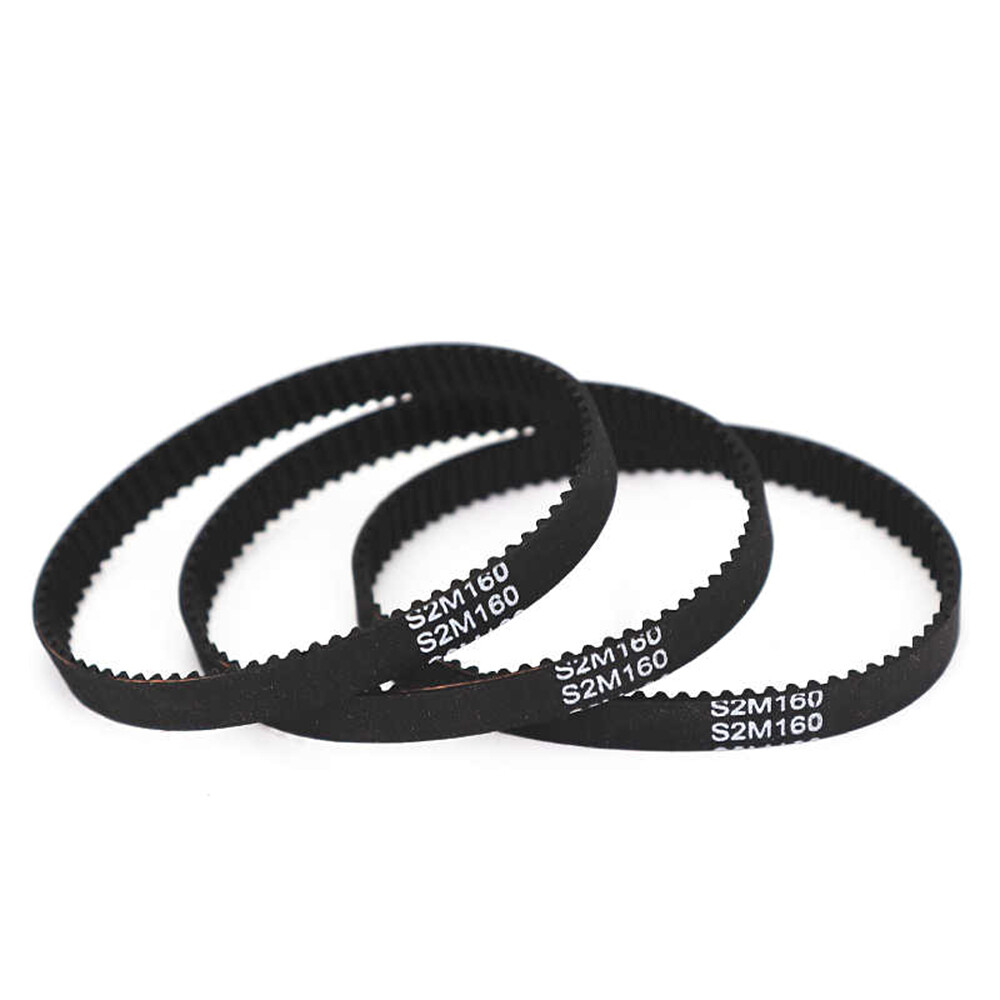 STD S2M Timing Belt Arc Teeth Pitch2mm Width3mm~20mm Rubber Drive Belt 116~164mm