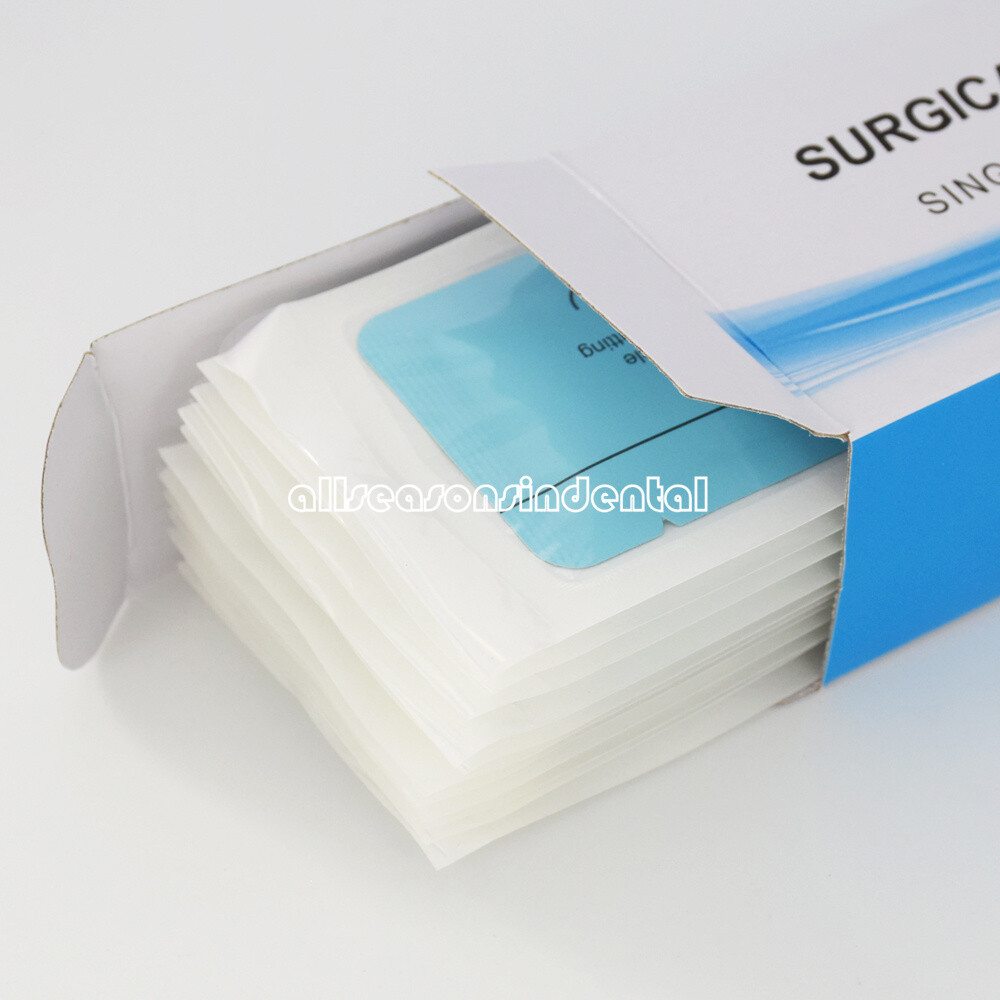12 Pcs/Box Dental Surgical 3/0 Suture Silk Braided Non Absorbable Suture 75cm