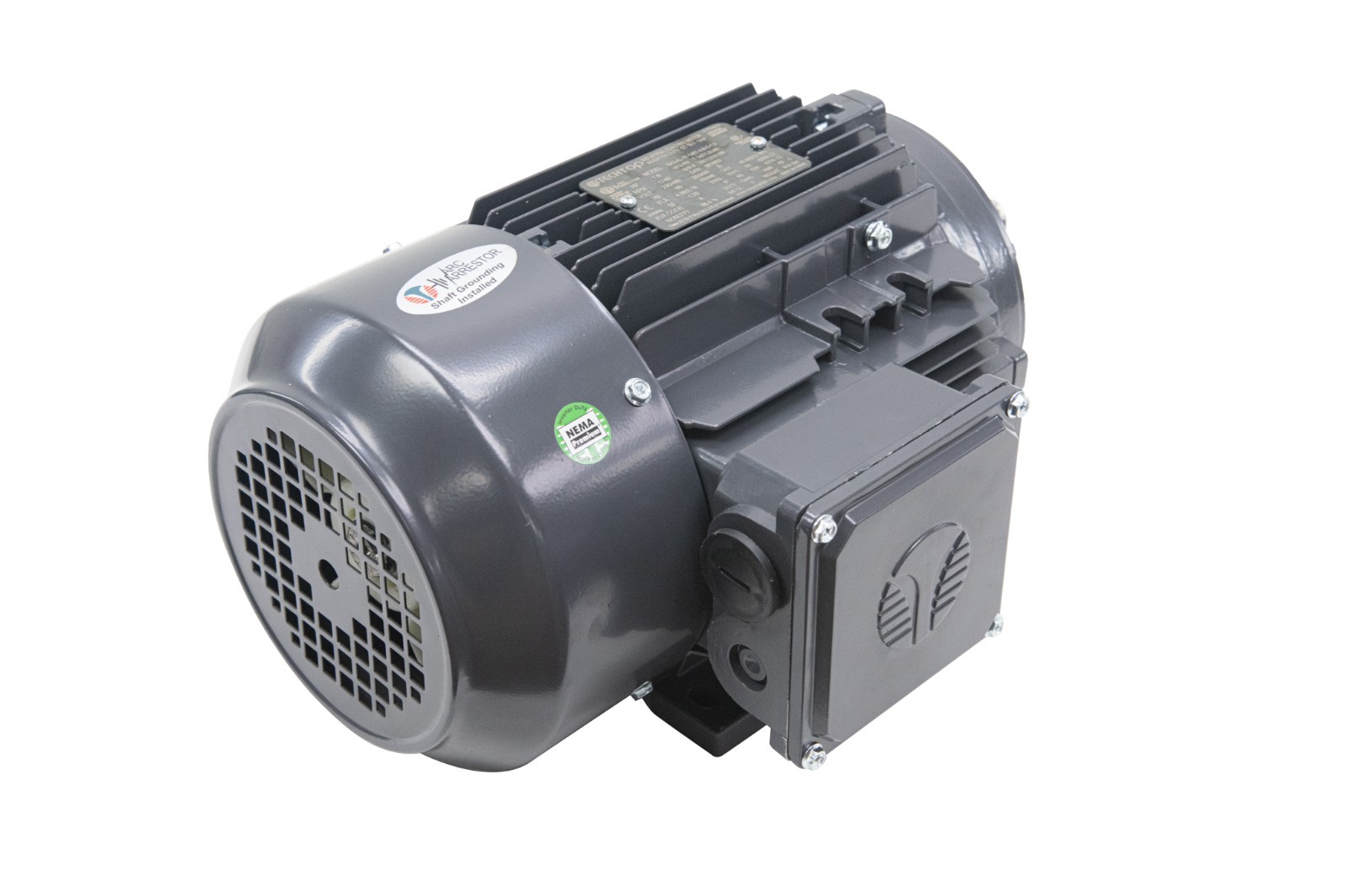 Techtop GR3-CI-TF-145T-6-B-D-1 Motor 1 HP 1200 Rpm 3-PH 230/460 Volt 145T Frame
