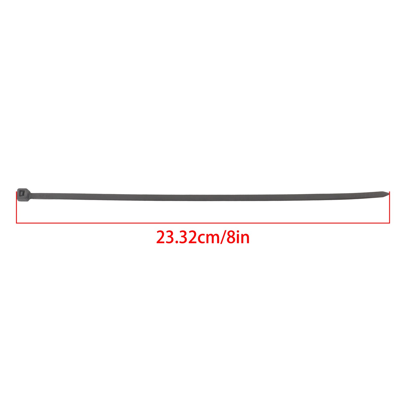 8″ Uv Black Cable Ties 1000pk 40lb Self-Locking Zip Ties 0.14″ Wide Plastic