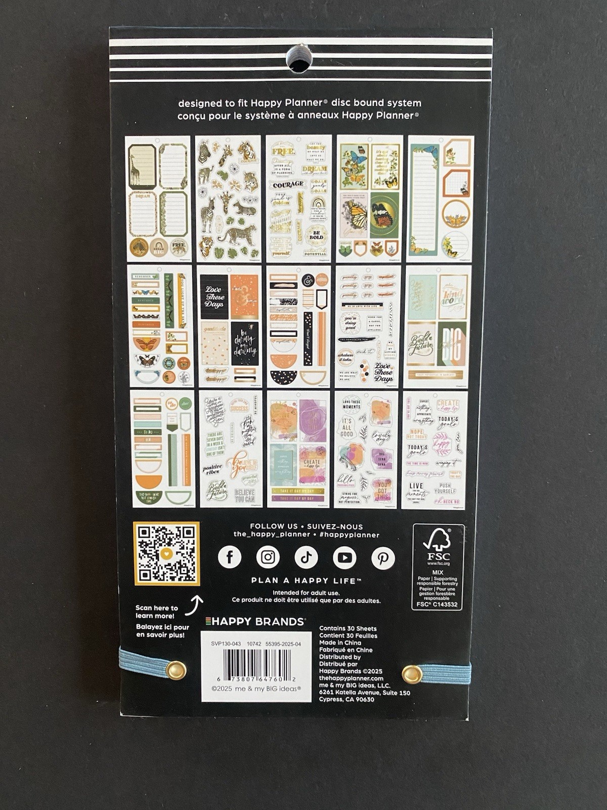 ***Brand New*** The Happy Planner Value Sticker Book Big Color Story 335 Pieces