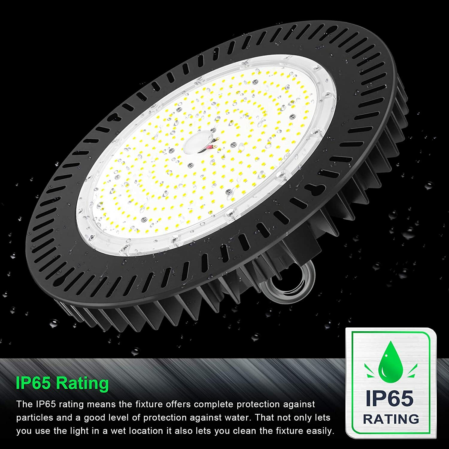 150W UFO LED High Bay Light 21000LM 600W MH/HPS Equivalent Commercial Shop Light