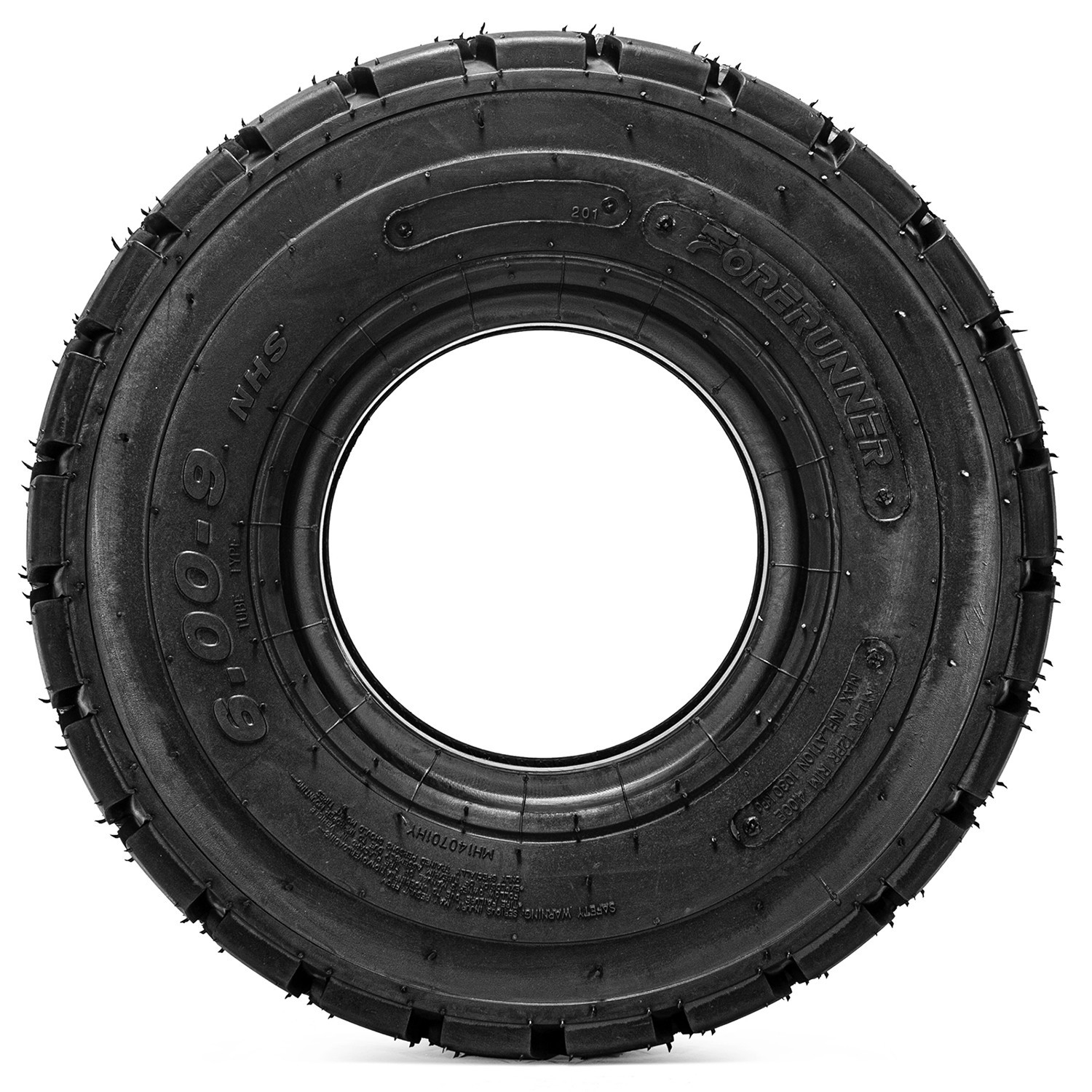 Set 2 6.00-9 Forklift Tires 12 PLY 6.00X9 Tires 600-9 with Tube and Flap