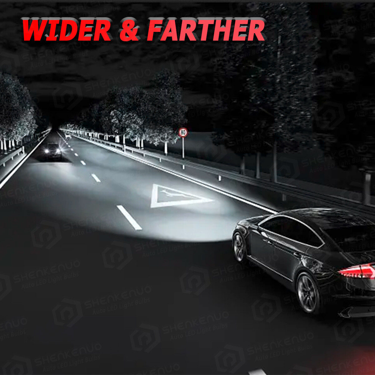 Pair Super CSP LED light bulbs for Case IH Tractor MXU, Steiger, STX series 12v
