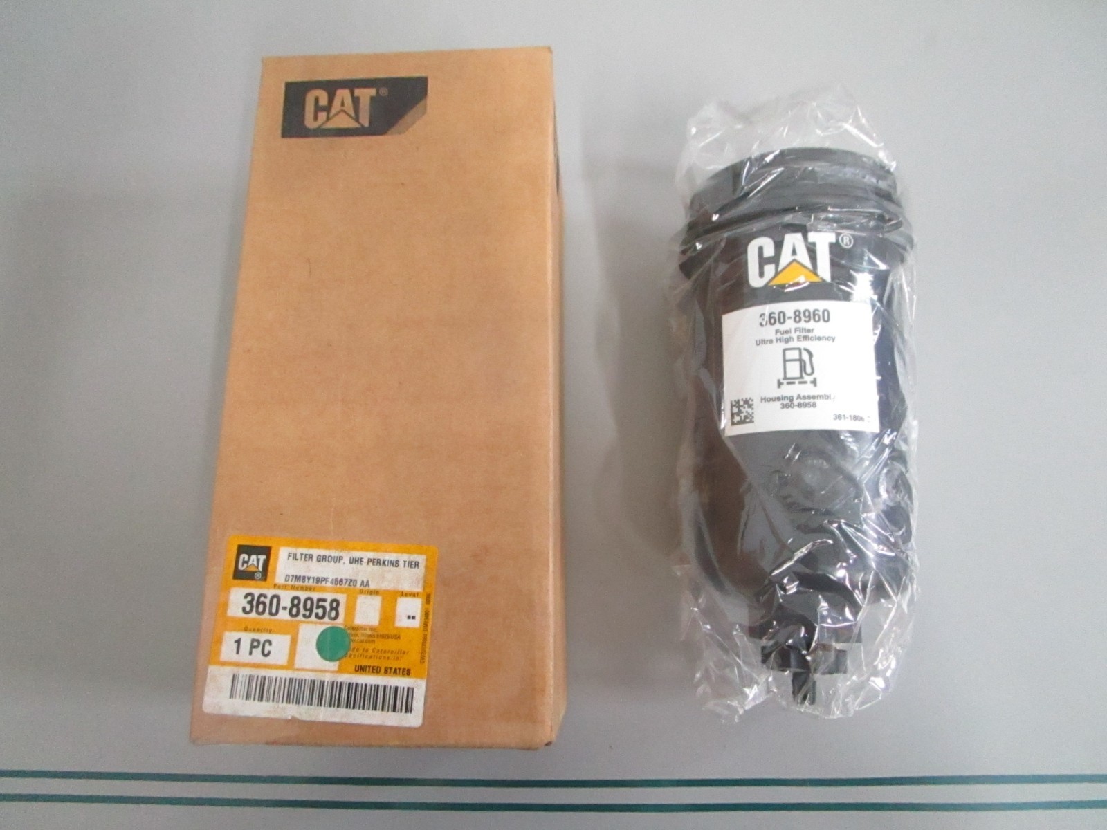 Caterpillar 360-8958 UHE Fuel Filter Perkins Tier C4.4 C6.6 C7.1 NEW OEM 0820