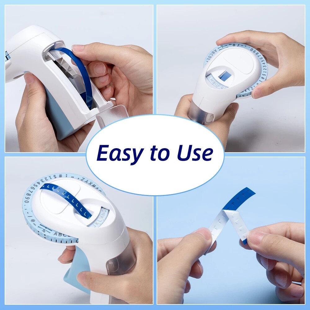 Compatible DYMO Embossing Label Maker with 5 DYMO Label Tapes | Organizer Xpress