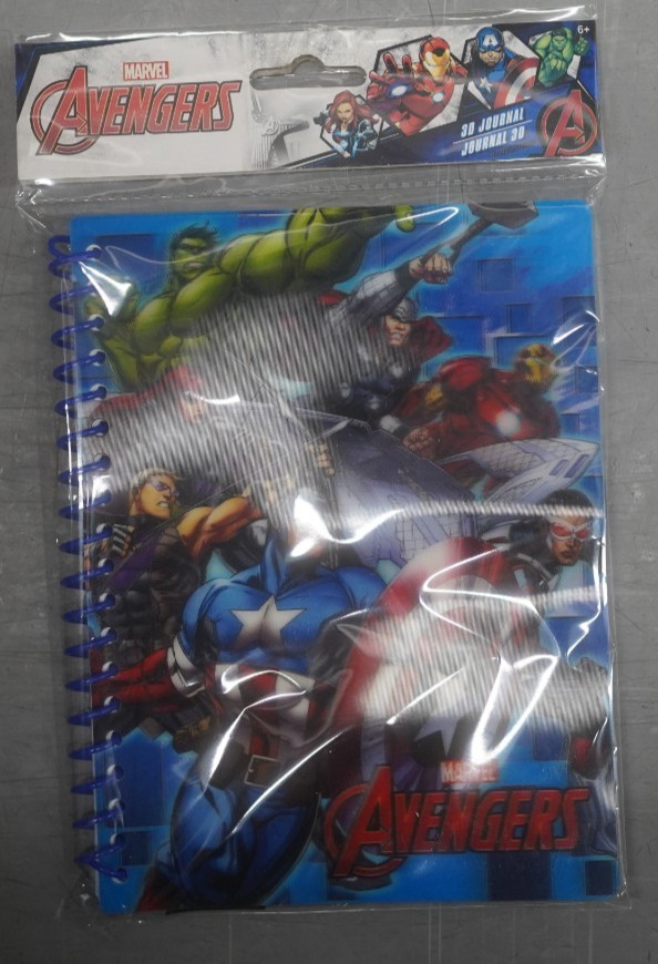 MARVEL AVENGERS 3D WRITING JOURNAL FOR NOTES SCHOOL OR DIARY NEW SEALED
