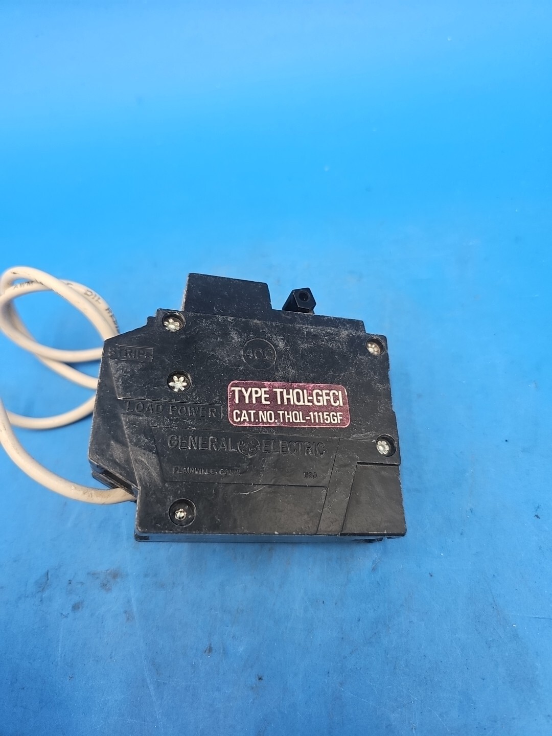 GE General Electric THQL1115GF 1 Pole 15 Amp Ground Fault Circuit Breaker