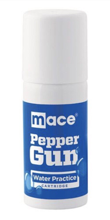 2 Mace POLICE PEPPER GUN Spray REFILL (OC / H2O) Cartridge Dual Pack Kit 4″ DYE