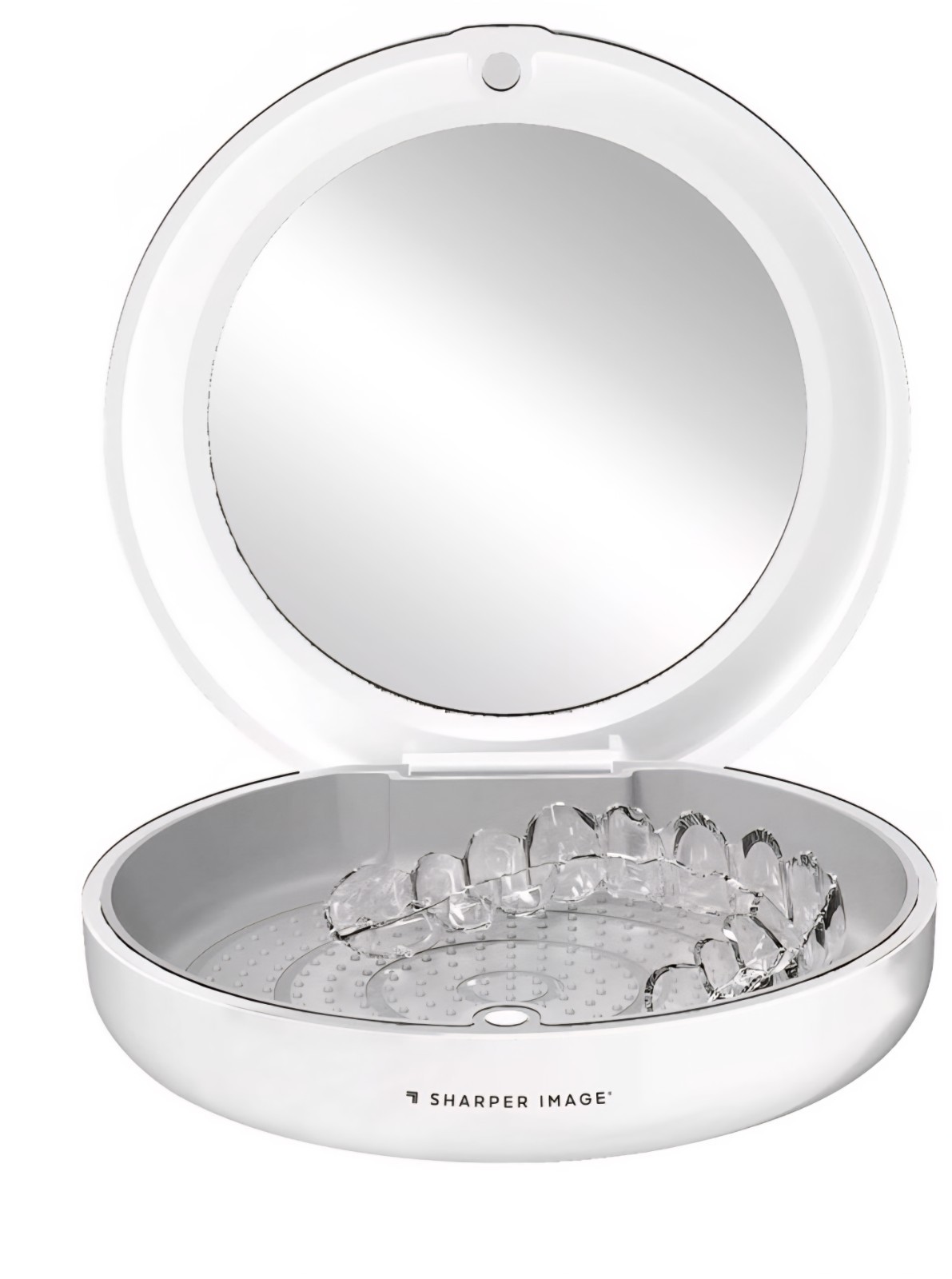 Sharper Image Orthodontic Dental Case w/ Mirror Waterproof & Dust Resistant New