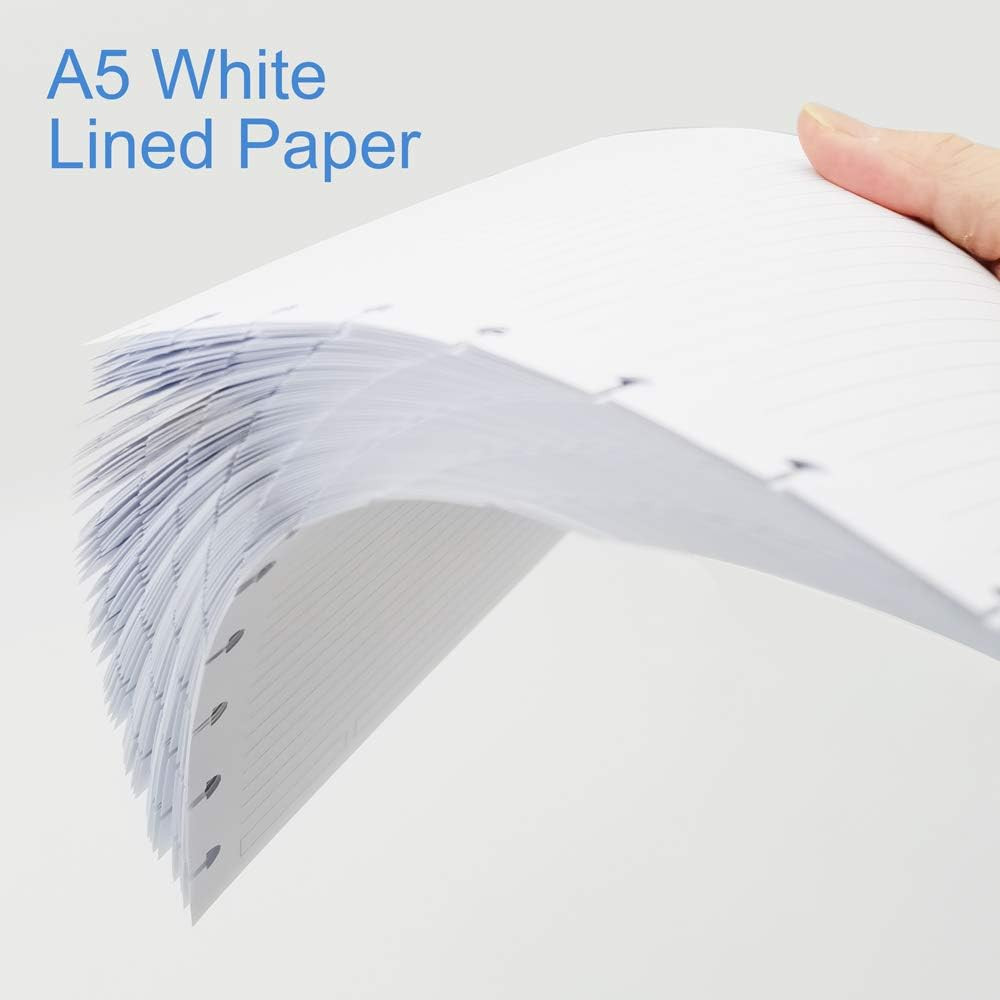 Junior Size Discbound Refill Paper – 8 Discs Discbound Paper, Lined Arc Paper Re