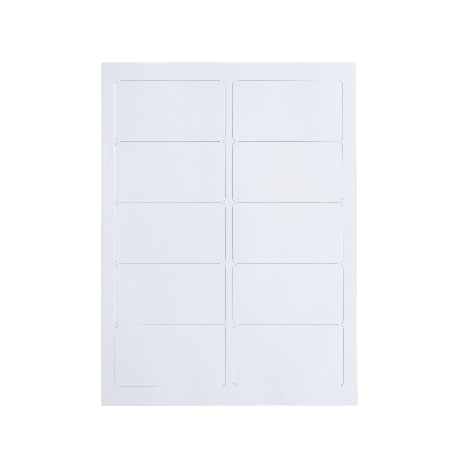 4″ x 2″ – Address Mailing White Label Sheets – 1000 Sheets/10 Labels Per Sheet