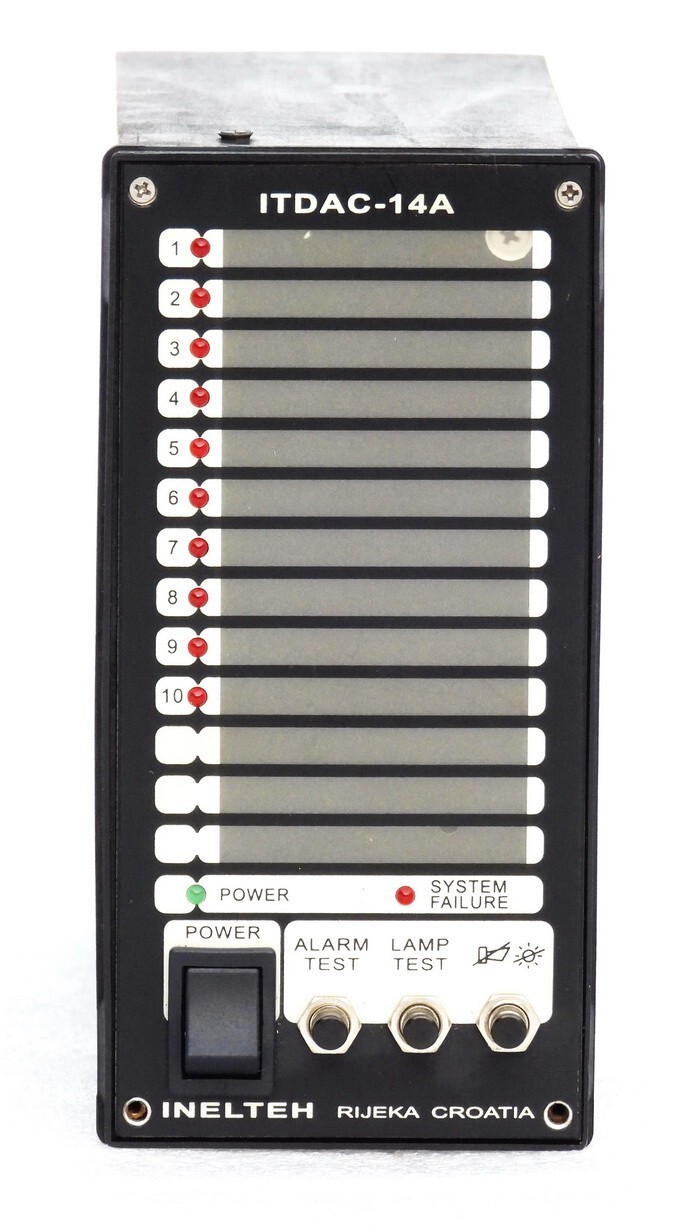 INELTEH ITDAC-14A ALARM AND CONTROL UNIT BY RIJEKA CROATIA