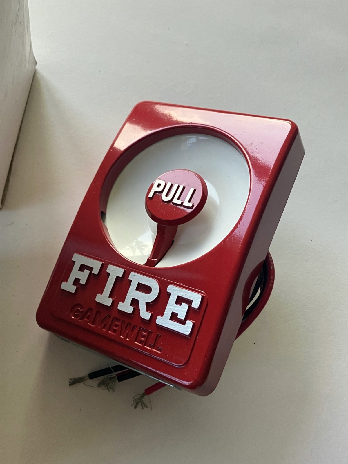 NEW Gamewell M46-28 Fire Alarm Pull Station Includes Manual & Screws NO BackBox