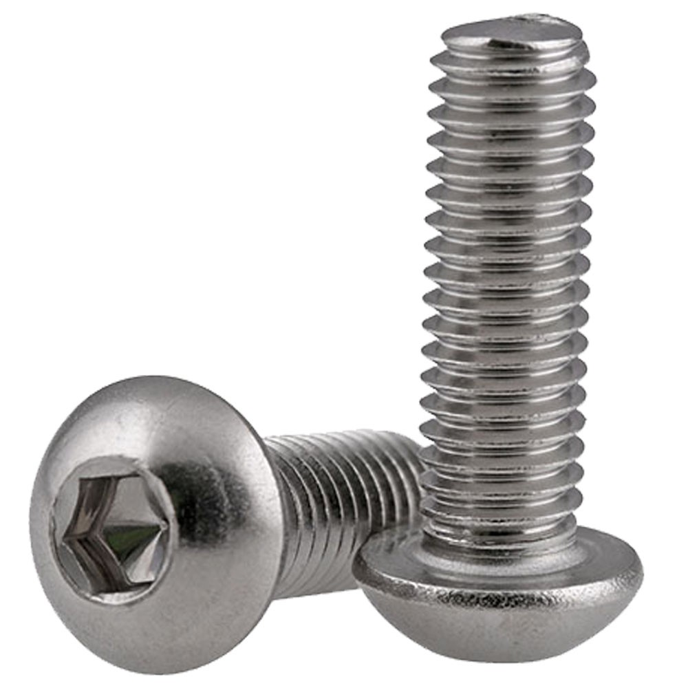M10 x 1.5 304 Stainless Steel Button Head Socket Cap Screws Allen Bolts ISO 7380