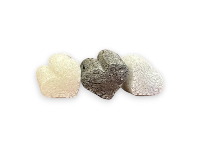 FunPak Black and White Hearts Biodegradable Packing Peanuts 1.5 cu ft Bag