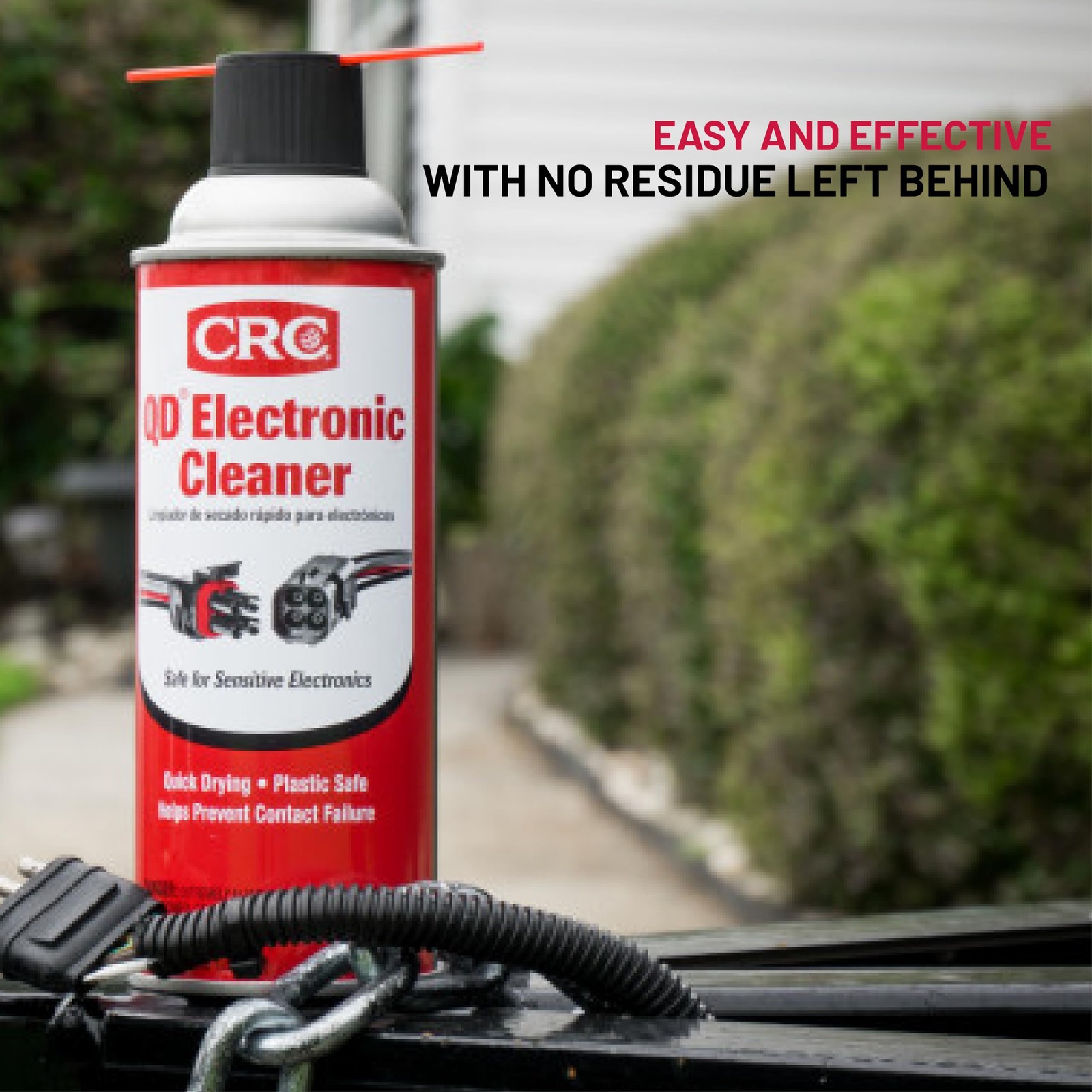 CRC 05103 QD Electronic Cleaner -11 Wt Oz 11 Ounce (Pack of 1), Red