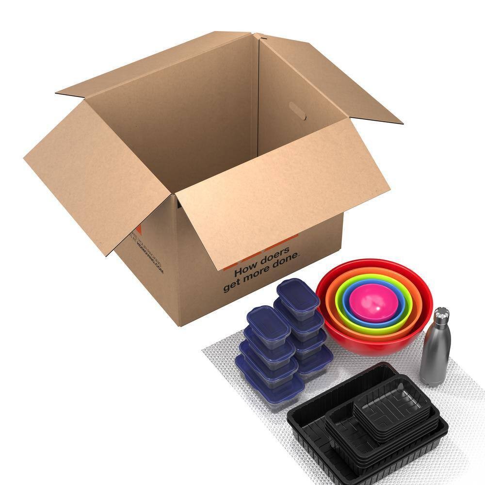 24 L x 20 W x 21 D Extra-Large Moving Boxes, 10-Pack, Durable With Easy-Grip