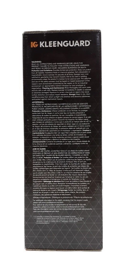 12 Pack KLEENGUARD 22608 Safety Glasses Clear Anti-Fog Lenses with Camo Frame