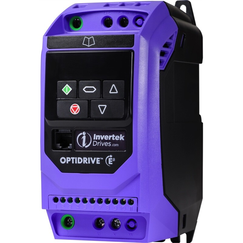 ODE-3-120070-1F12-01 – Invertek VFD – 1HP 7.0A 200V-240V 1Ph/1Ph – VFDexchange