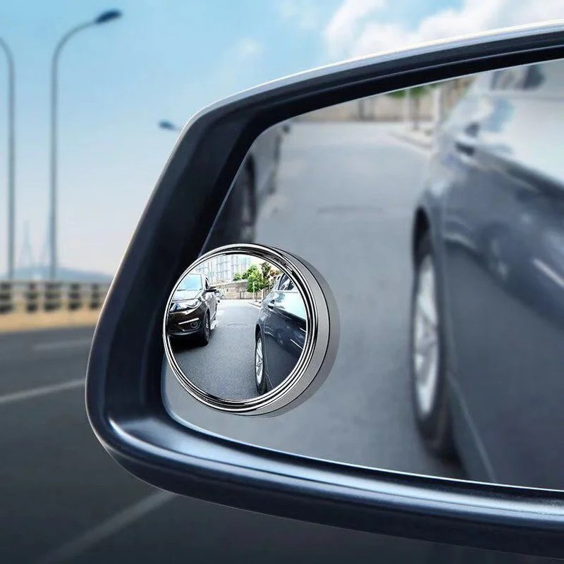 2p 360°Degree View Auxiliary Blind Spot Mirror Wide Angle Car Auxiliary Rearview