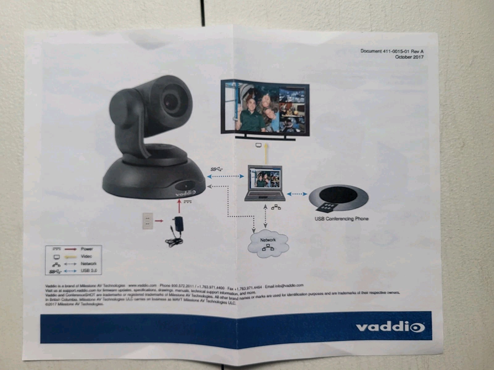 Vaddio ConferenceSHOT FX BLK 998-20000-000 Conferencing Camera