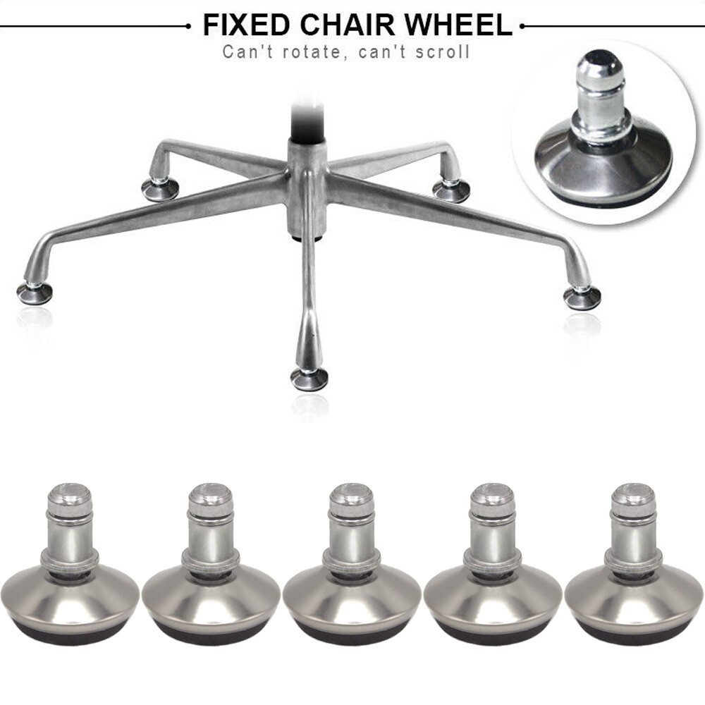 Anti-Slip Dia 7/16″ Office Chair Glides Bell Chair Wheels Swivel Caster Wheels