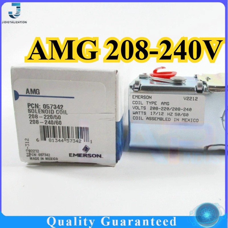 AMG 208-240V 1PCS NEW FOR EMERSON Solenoid Valve Coil 50-60HZ 057342 Fast Ship