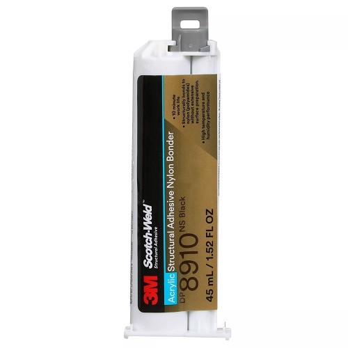 3M -Weld Acrylic Adhesive DP8910NS, Black, 45 mL Duo-Pak – (Pack of 1)