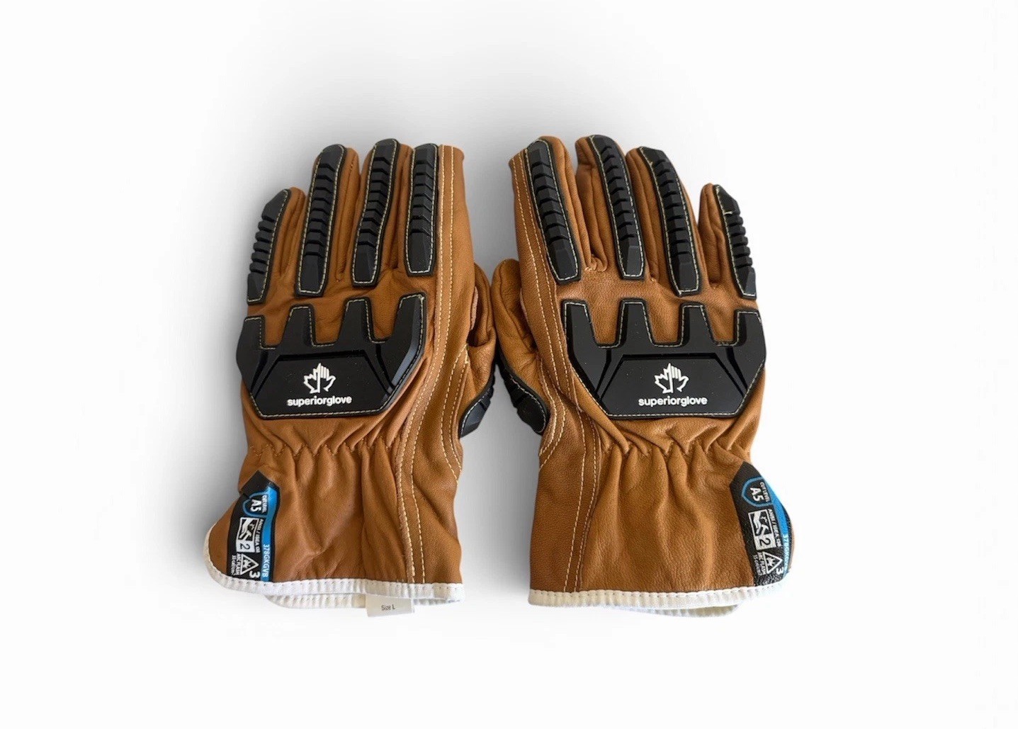 Superior Glove Endura Pro® 378GKGVB-L A5 Cut Padded Goat Skin Machinery Gloves