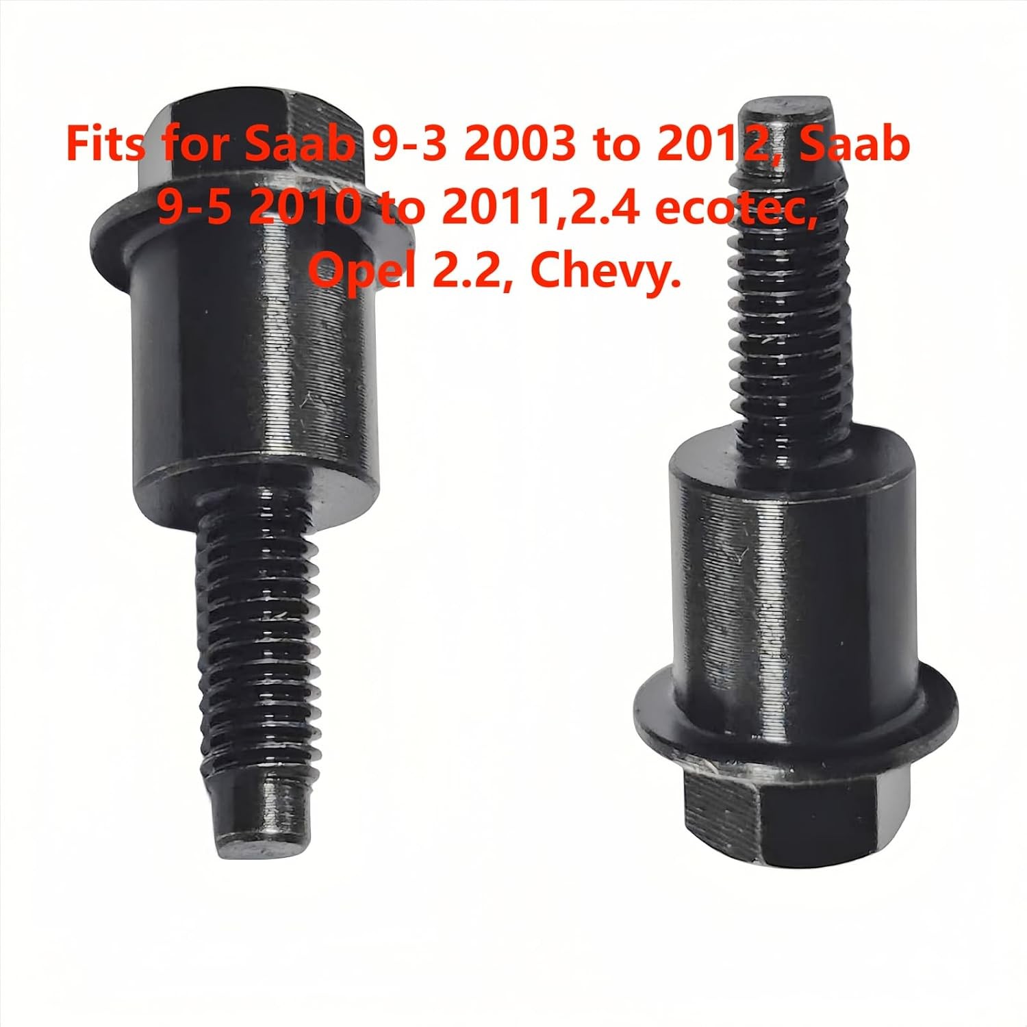 2Pcs 11588522 Timing Chain Guide Bolt Steel Screw | Fits Saab 9-3 2003-2012