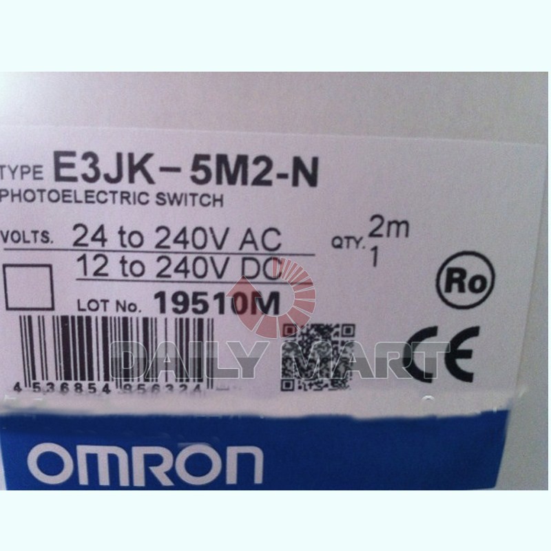 OMRON E3JK-5M2-N (E3JK5DM2-N & E3JK-5L-N) Photoelectric Switch New in Box NIB