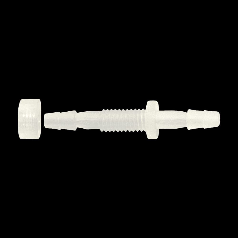 1/4″ Hose Barb Thru-Bulk Bulkhead Fitting Hex Barbed Fitting Plastic Adapter …