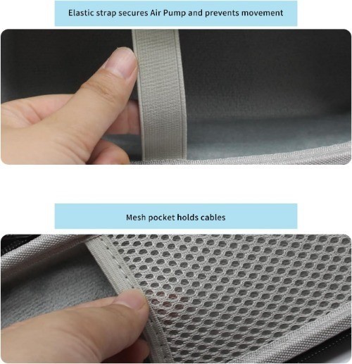 Case For Portable Air Pump Carrying Case Handheld Tire Inflators Color: Black