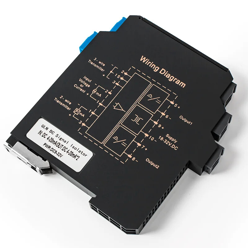 Analog Signal Transmitter 4-20mA 0-20mA Ultra-Thin Isolator 0-10V 0-5V 1-5V