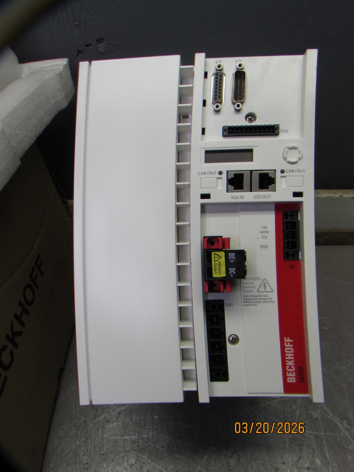 New! Beckhoff AX5140-0000-0202, Servo Drive, 3ph/ 100-480V/43.2A, MAKE OFFER!