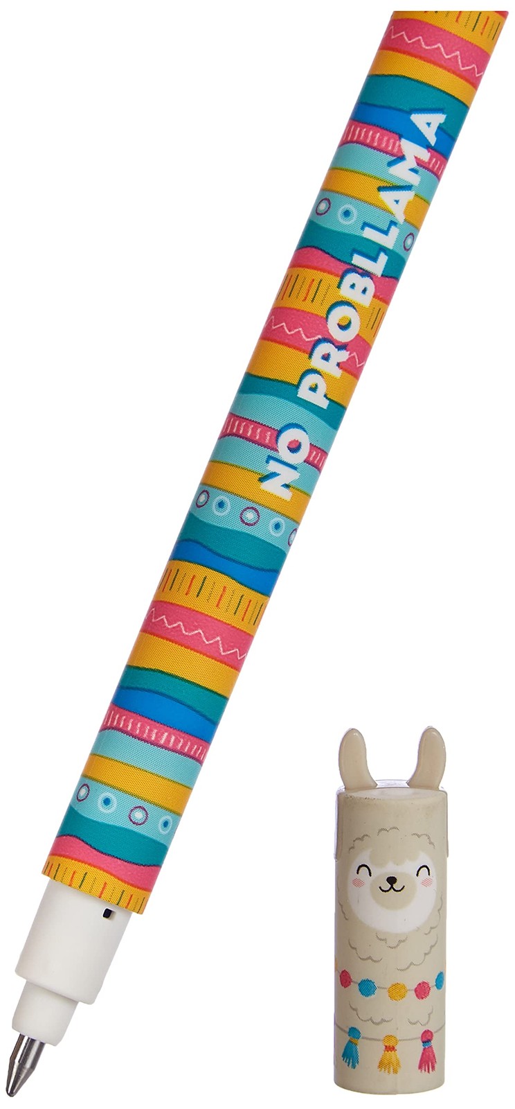 Legami Erasable Gel Pen Multicoloured Llama 0.7Mm Tip Ink Blue Pack Of 1
