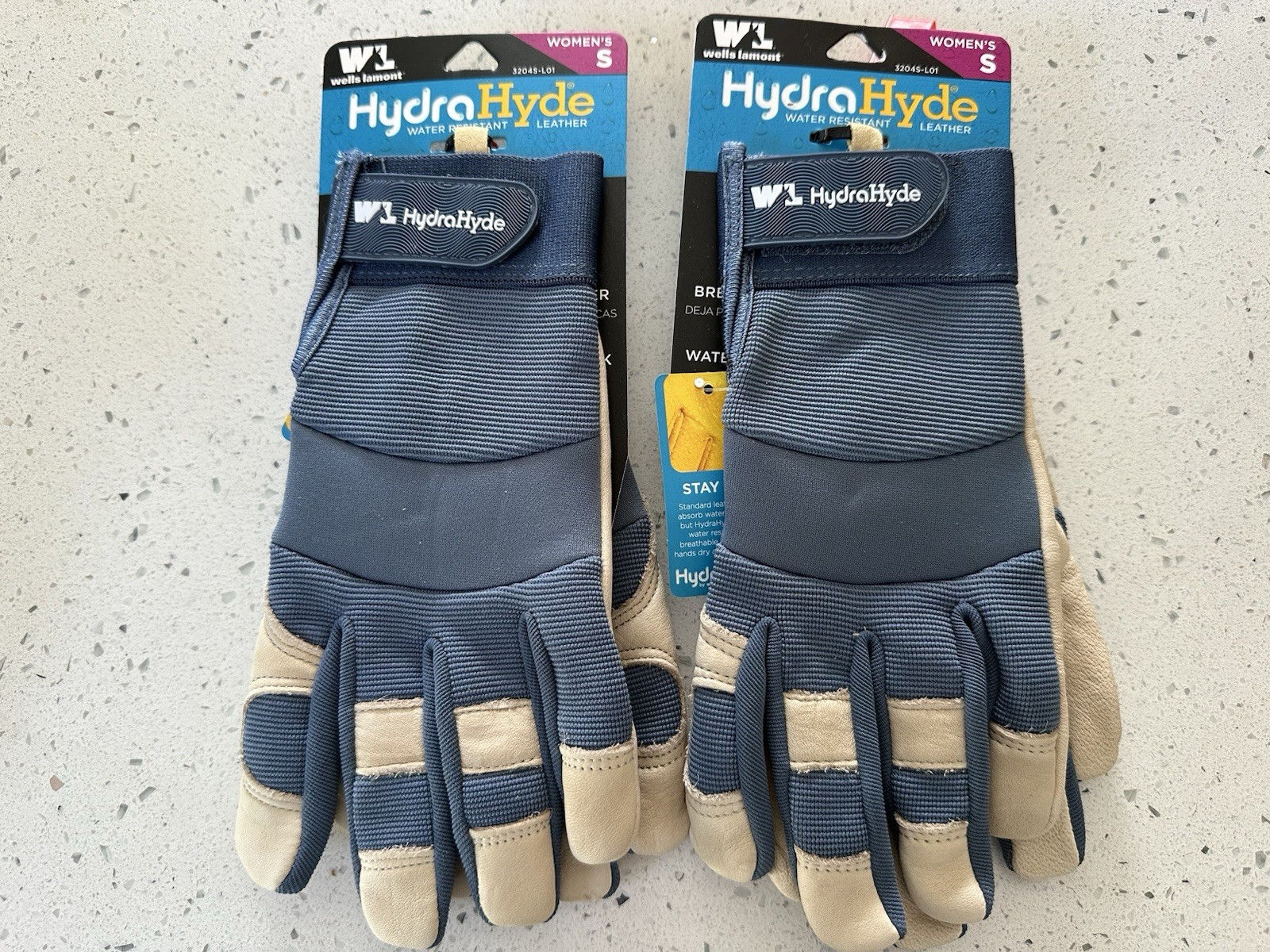 Wells Lamont Hydra Hyde Water Resistant Leather Women’s Small Lot of 2