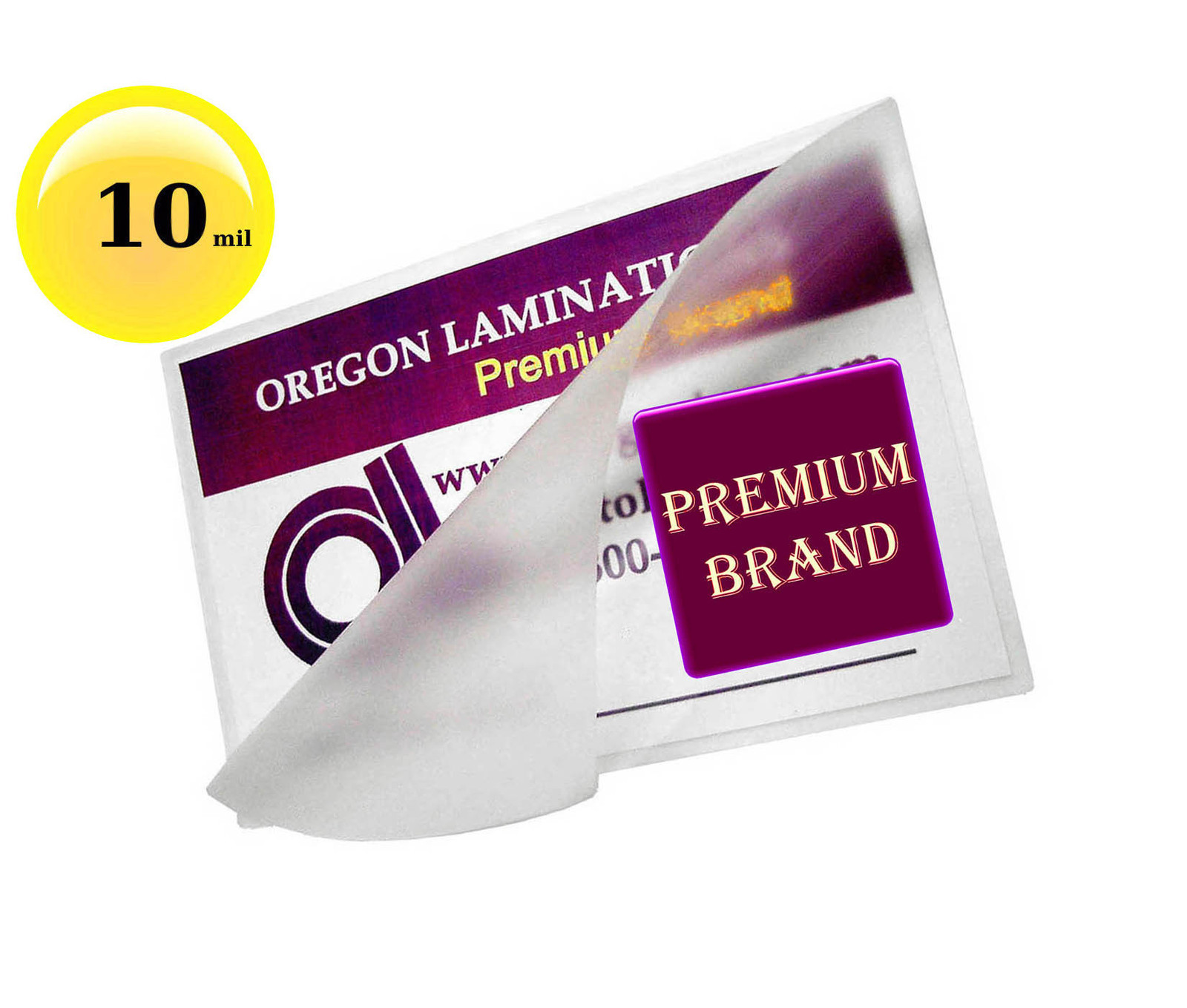 500/pack Hot 10 Mil 3 x 4 Laminating Pouches Hunting Fishing size 3×4 Clear